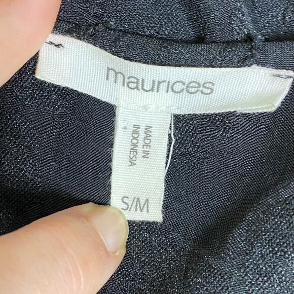 Maurices Womens Sheer Mesh Open Cardigan Size S/M Whimsigoth Festival Long Line - Picture 7 of 12